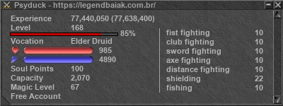 Signature for player Psyduck