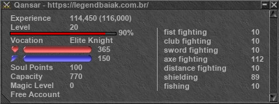 Signature for player Qansar