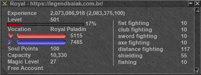 Signature for player Royal