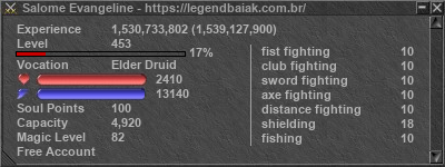 Signature for player Salome Evangeline