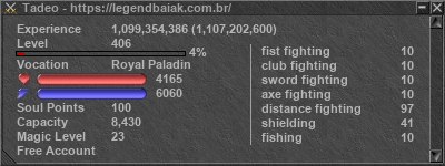 Signature for player Tadeo