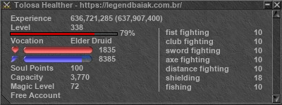 Signature for player Tolosa Healther