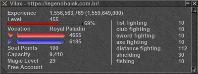 Signature for player Vilax